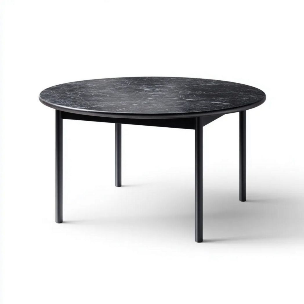 Ronde tafel van marmer voor de eetkamer - 90 x 90 x 45