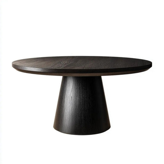 Eettafel van massief hout voor de eetkamer - 150 x 150 x 75