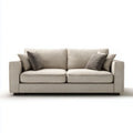 Bank van stof voor de woonkamer met kussens - 200 x 90 x 85